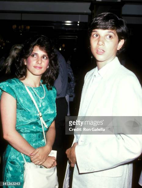Ralph Macchio and Phyllis Fierro at the Opening Night Party for 'Cuba & His Teddy Bear', Sardi's Restaurant, New York City.