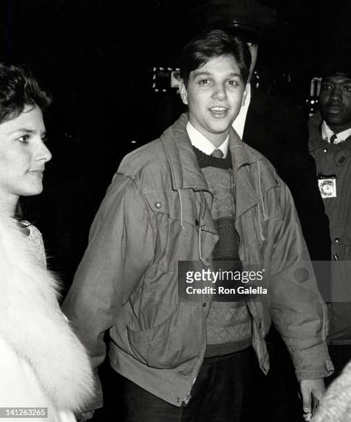 Phyllis Fierro and Ralph Macchio at the Premiere Party for 'A New Life', Tavern on the Green, New York City.