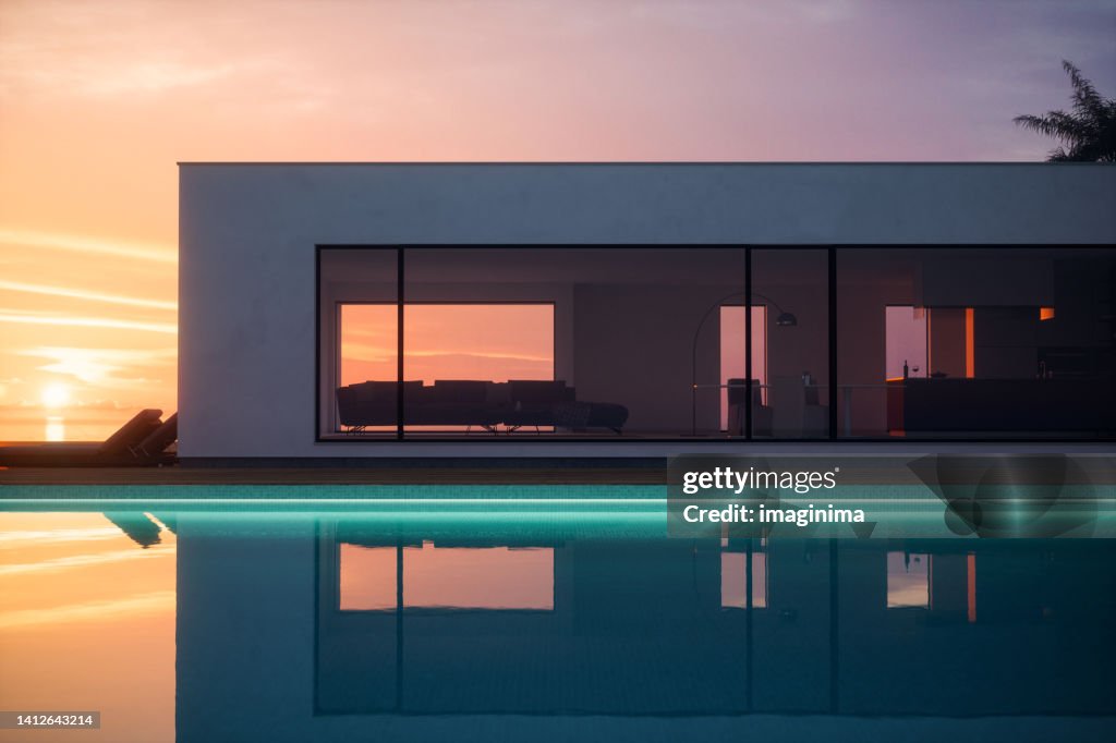 Sunset View Luxury Tropical Pool Villa
