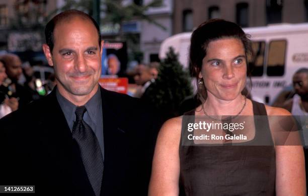 Stanley Tucci and Kate Tucci at the Premiere of "In Too Deep", Chelsea West Theater, New York City.