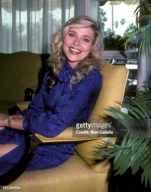 Priscilla Barnes at the Three's Company Press Luncheon, Beverly Hills Hotel, Beverly Hills.