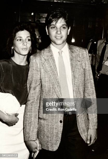 Phyllis Fierro and Ralph Macchio at the Premiere of 'Midnight Run', Sutton Theater, New York City.