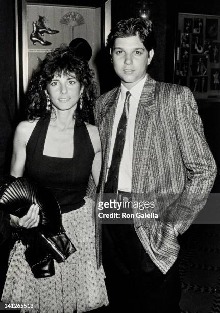 Phyllis Fierro and Ralph Macchio at the Premiere of 'Great Balls of Fire', Ziegfeld Theater, New York City.