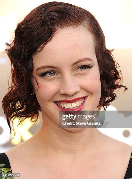 Brooke Bundy attends "The Hunger Games" Los Angeles Premiere on March 12, 2012 in Los Angeles, United States.