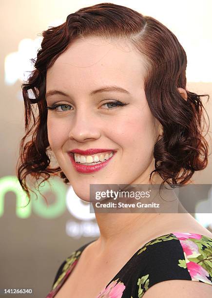 Brooke Bundy attends "The Hunger Games" Los Angeles Premiere on March 12, 2012 in Los Angeles, United States.