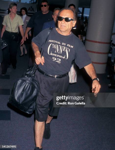 Joe Pesci at Los Angeles International Airport.
