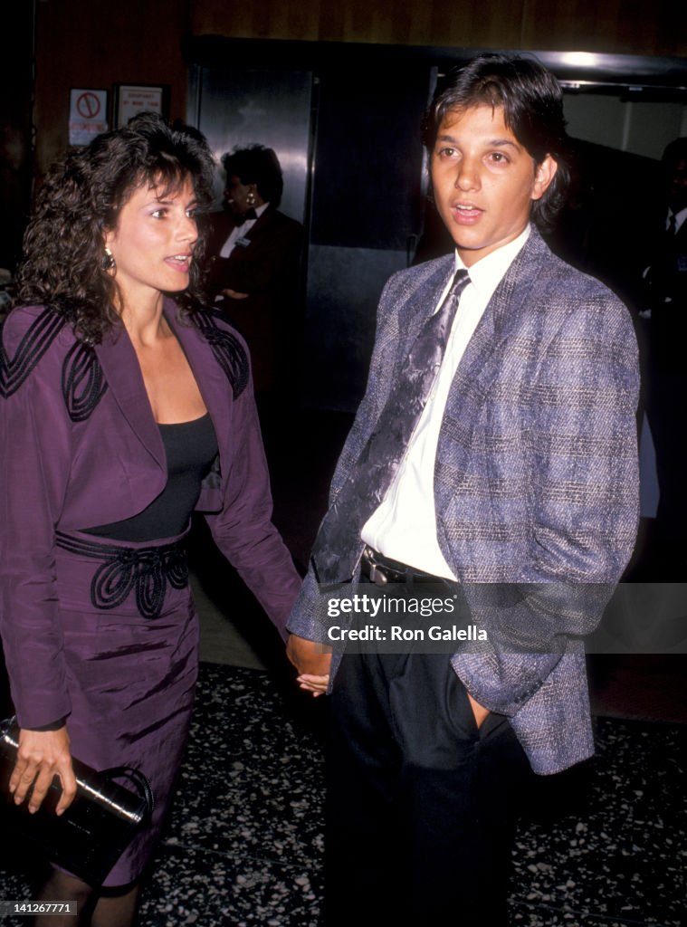 Ralph Macchio and Phyllis Fierro at the Premiere of 'Sea of Love