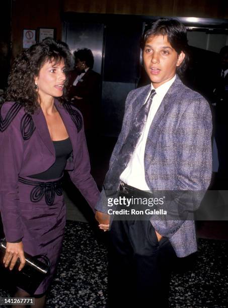 Ralph Macchio and Phyllis Fierro at the Premiere of 'Sea of Love', Beekman Theater, New York City.