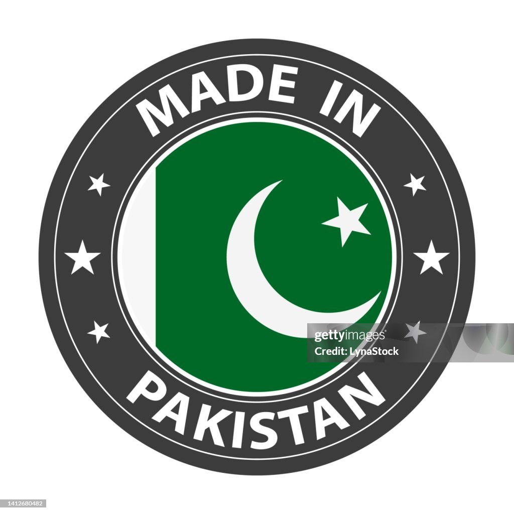 Mp Sign Pakistan Made In Pakistan Badge Vector Sticker With Stars And National Flag Sign ...
