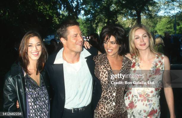 From left, American actors Brooke Langton, Rob Estes, Lisa Rinna, and Kelly Rutherford attend Fox Televisions' Up-Front party at Tavern on the Green,...