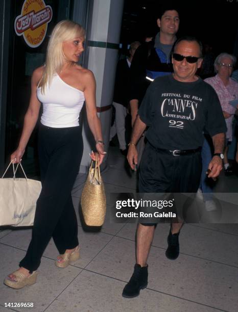 Joe Pesci Sighted at Los Angeles International Airport, Los Angeles.