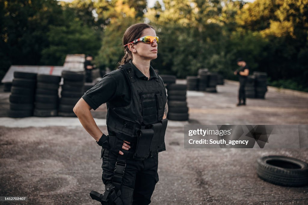 Soldado del equipo Swat