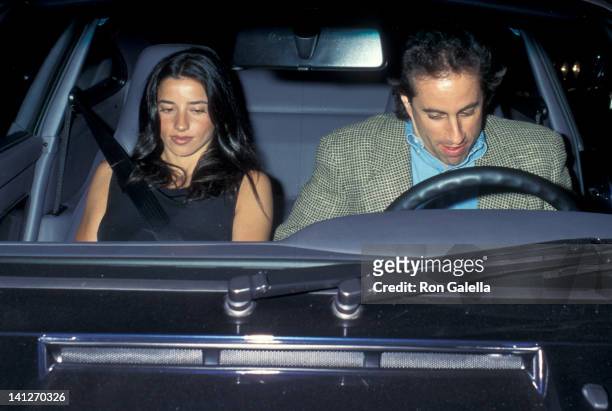 Shoshanna Lonstein and Jerry Seinfeld at the Opening Night of 'Jackie Mason-Politically Incorrect', Cannon Theater, Beverly Hills.