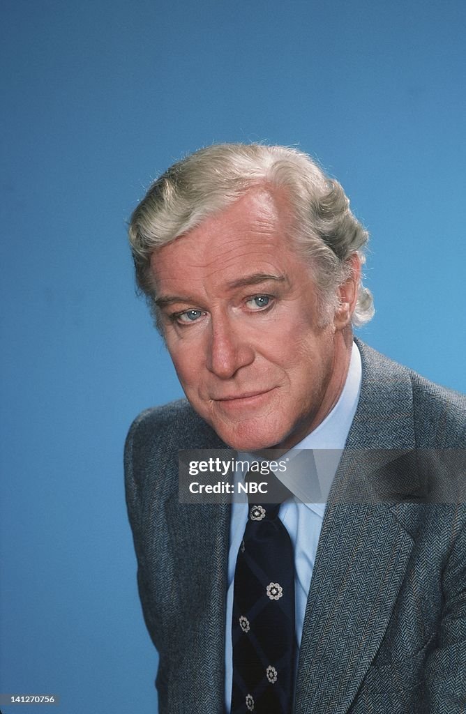 Edward Mulhare as Devon Miles Photo by Herb Ball/NBCU Photo Bank News Photo Getty Images