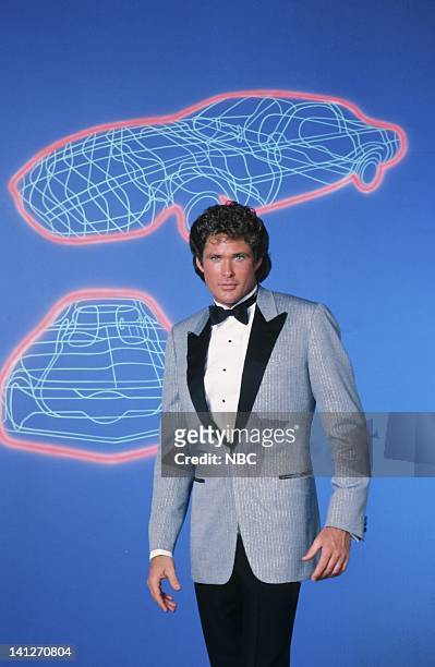 Season 3 -- Pictured: David Hasselhoff as Michael Knight -- Photo by: Gary Null/NBCU Photo Bank