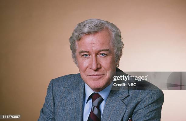 Season 3 -- Pictured: Edward Mulhare as Devon Miles -- Photo by: Gary Null/NBCU Photo Bank