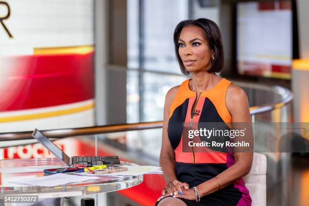 Host Harris Faulkner as Minority Leader of the United States House of Representatives Kevin McCarthy visits "The Faulkner Focus" at Fox News Channel...