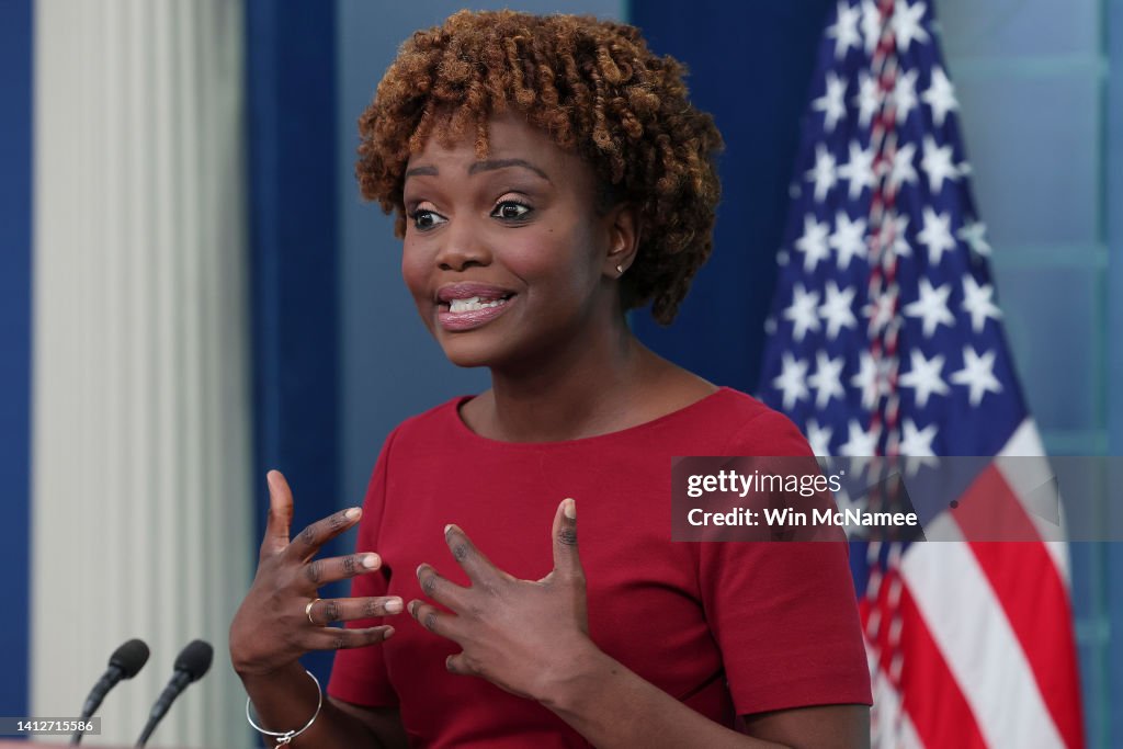 Karine Jean-Pierre Holds Daily White House Press Briefing