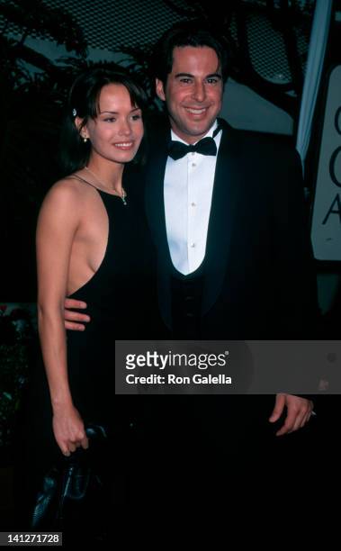 Anna Lee and Jonathan Silverman at the 53rd Annual Golden Globe Awards, Beverly Hilton Hotel, Beverly Hills.