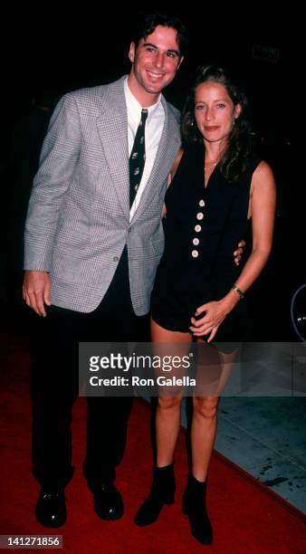Jonathan Silverman and date at the Premiere of 'Breaking the Rules', Lammle Fine Arts Center, Beverly Hills.