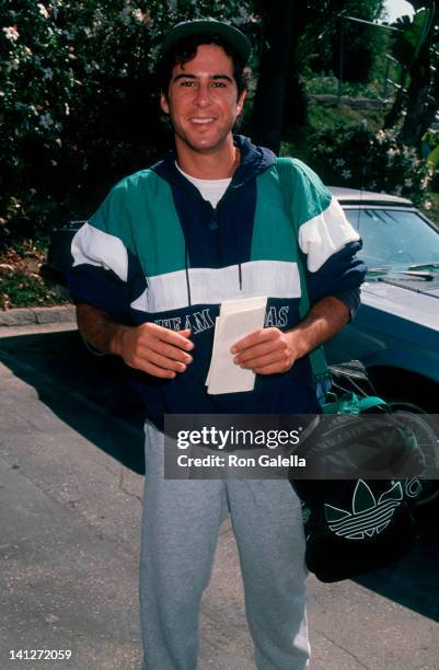 Jonathan Silverman at the Hollywood All-Star Game, Dodger Stadium, Los Angeles.