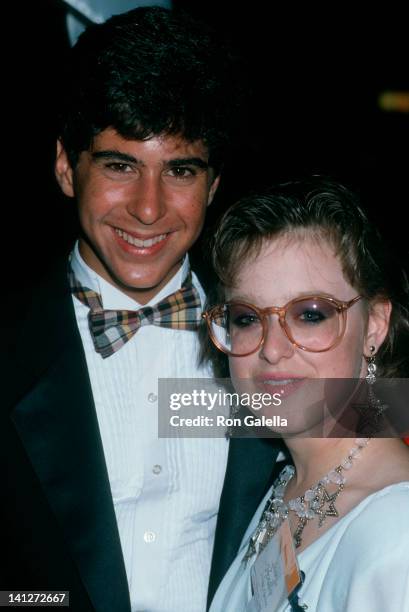 Jonathan Silverman and Laurie Hendler at the NBC Affiliates Party, Century Plaza Hotel, Century City.