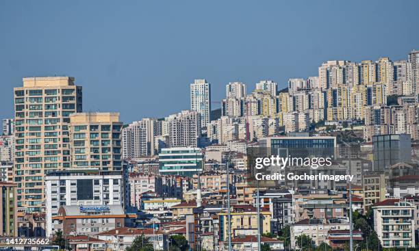 Residential buildings rise in the city's Asian side in Istanbul, Turkey, on Monday, August 1, 2022. As construction costs rise and inflation rates...