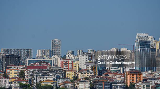 Residential buildings rise in the city's Asian side in Istanbul, Turkey, on Monday, August 1, 2022. As construction costs rise and inflation rates...