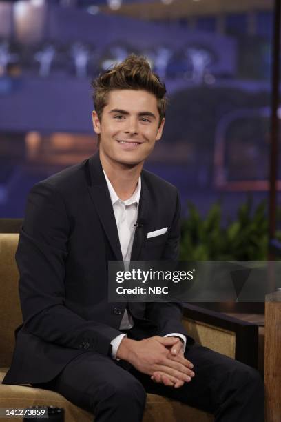 Episode 3864 -- Pictured: Actor Zac Efron during an interview on July 20, 2010 -- Photo by: Paul Drinkwater/NBCU Photo Bank