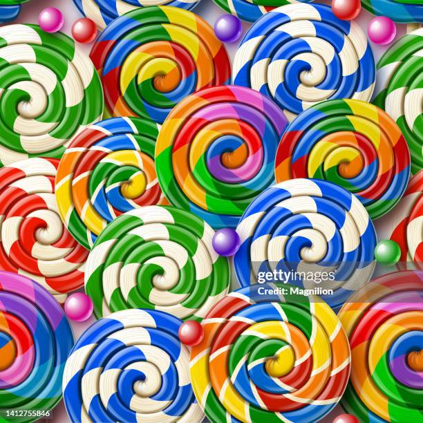 lollipop candy seamless background - child solid background stock illustrations
