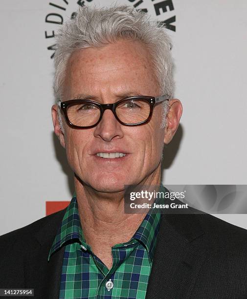Actor John Slattery attends The Paley Center for Media's PaleyFest 2012 Honoring 'Mad Men' at Saban Theatre on March 13, 2012 in Beverly Hills,...