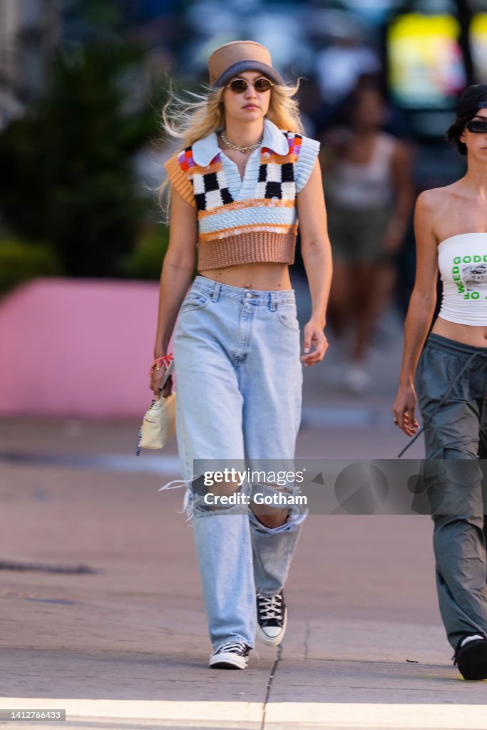 Celebrity Sightings In New York City - August 03, 2022