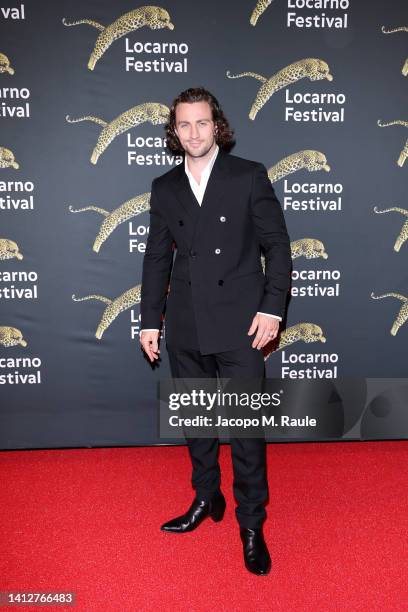 Aaron Taylor-Johnson is the Davide Campari Excellence Award Winner at the Locarno Film Festival 2022 on August 03, 2022 in Locarno, Switzerland.