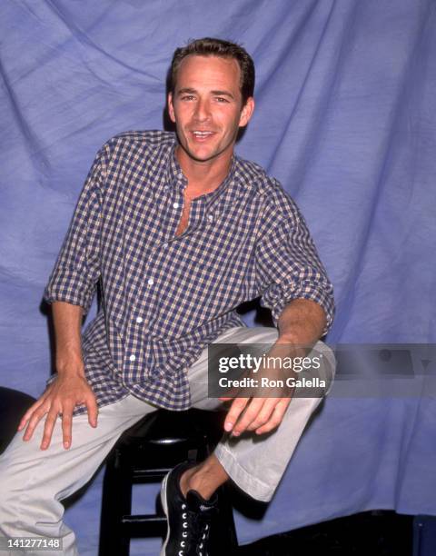 Luke Perry at the 9th Annual A Time for Heroes Celebrity Carnival Benefit Elizabeth Glaser Pediatric AIDS Foundation, Home of Ken Roberts, Brentwood.