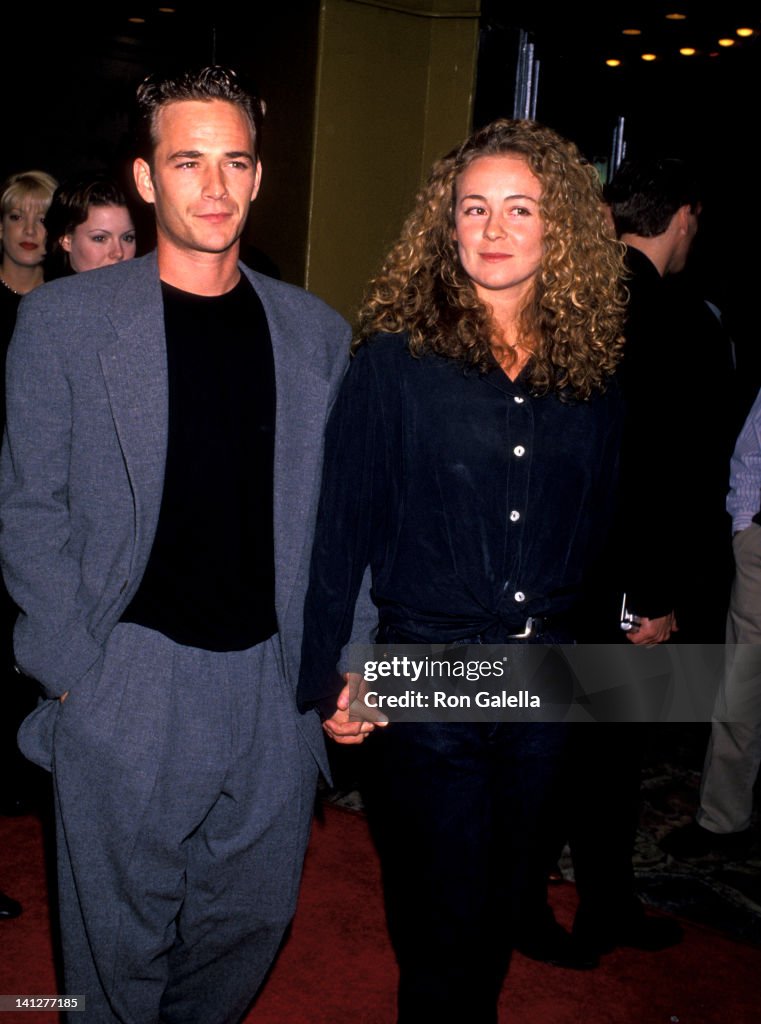 Minnie Sharp Luke Perry and Minnie Sharp at the Premiere of 'Interview with the ...