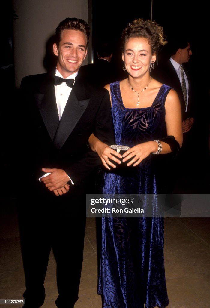 Minnie Sharp Luke Perry and Minnie Sharp at the 1992 Carousel of Hope Ball,... News ...