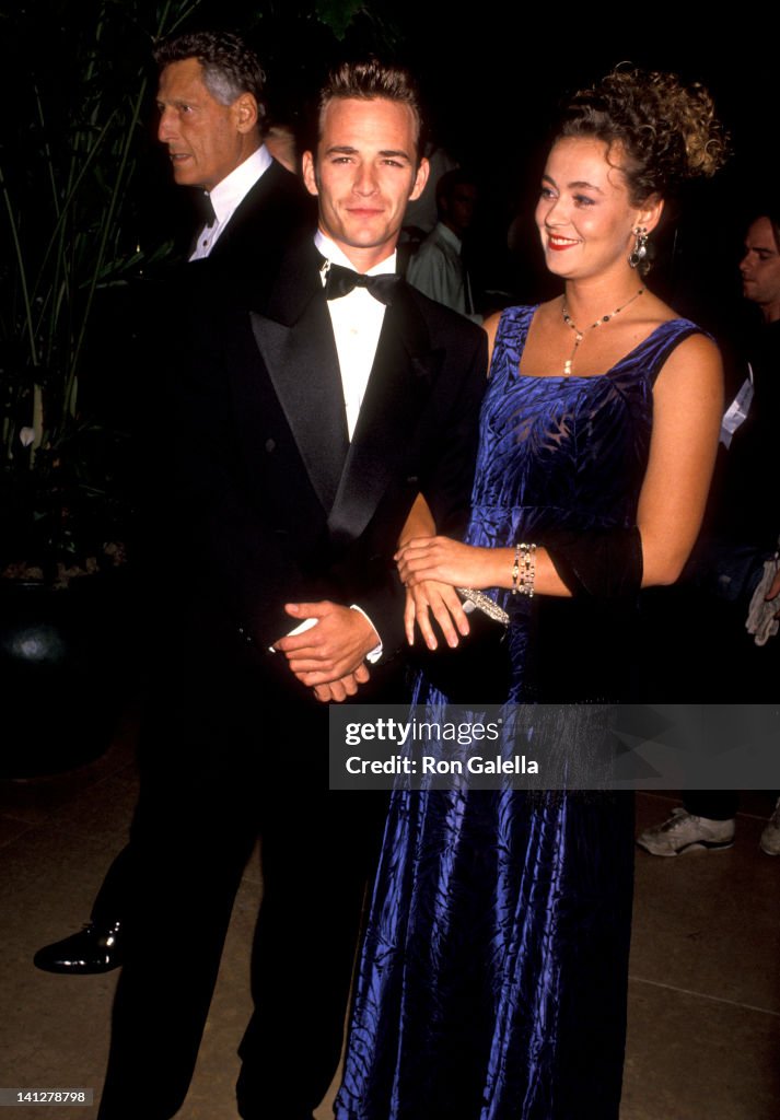 Minnie Sharp Luke Perry and Minnie Sharp at the 1992 Carousel of Hope Ball,... News ...