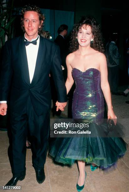 Carrie Frazier and Judge Reinhold at the 48th Annual Golden Globe Awards, Beverly Hills Hotel, Beverly Hills.