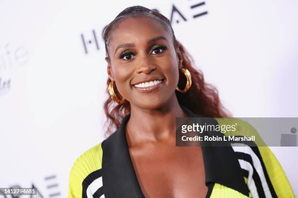 Creator and Executive Producer Issa Rae attends the HOORAE "Sweet Life" season 2 premiere on August 03, 2022 in Los Angeles, California.