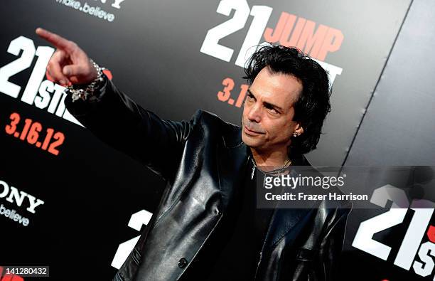 Actor Richard Grieco arrives at the Premiere Of Columbia Pictures' "21 Jump Street" at Grauman's Chinese Theatre on March 13, 2012 in Hollywood,...
