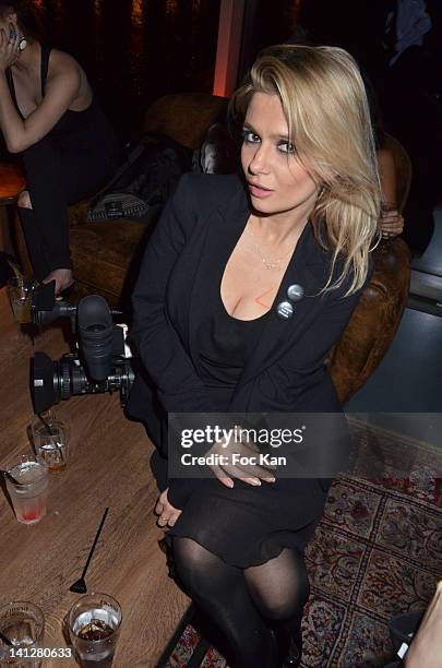 Marie Inbona attends the 'Live Connection by Grant's' Party at Cite de la Mode et du Design on March 13 on March 13, 2012 in Paris, France.