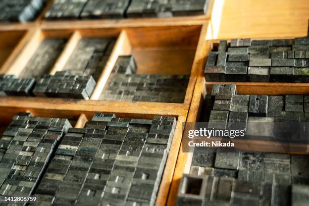 letters in a wood drawer - shadow box stock pictures, royalty-free photos & images