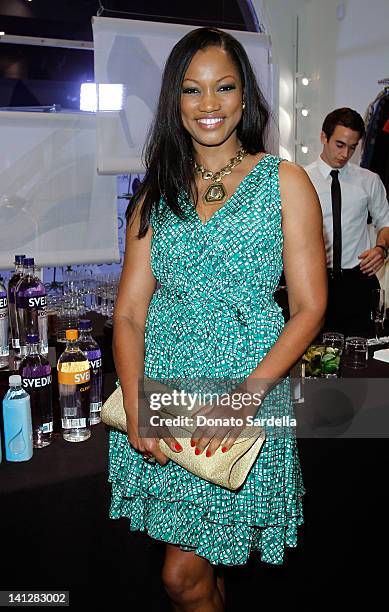 Garcelle Beauvais attends the launch of Decades For Modern Vintage Shoe Collaboration With Gilt.com at Decades on March 13, 2012 in Los Angeles,...