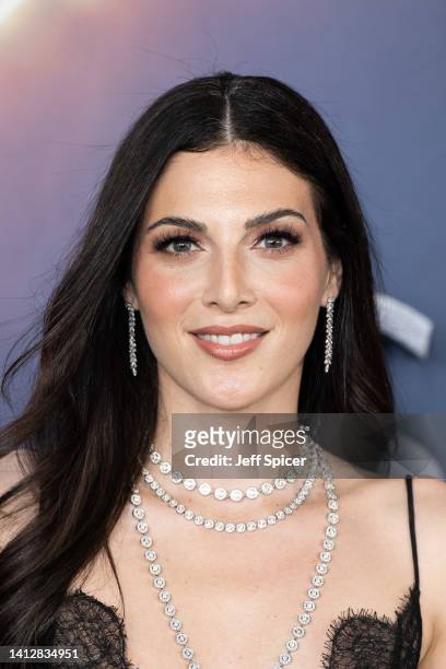 Razane Jammal attends "The Sandman" World Premiere at BFI Southbank on August 03, 2022 in London, England.