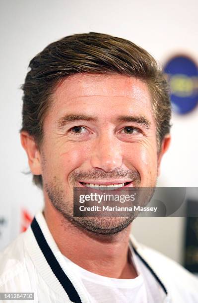 Harry Kewell arrives at the opening party of the 2012 Australian Grand Prix at Club 23 on March 14, 2012 in Melbourne, Australia.