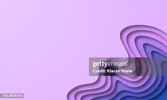 Digital Lavender Paper Cut Abstract Background Digital Lavender Paper Cut Abstract Background
