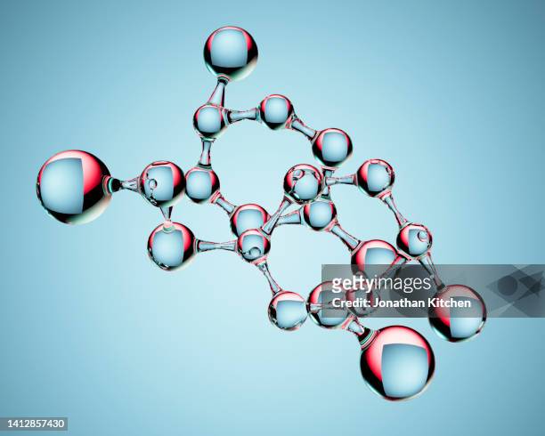 glass molecular structure - química fotografías e imágenes de stock