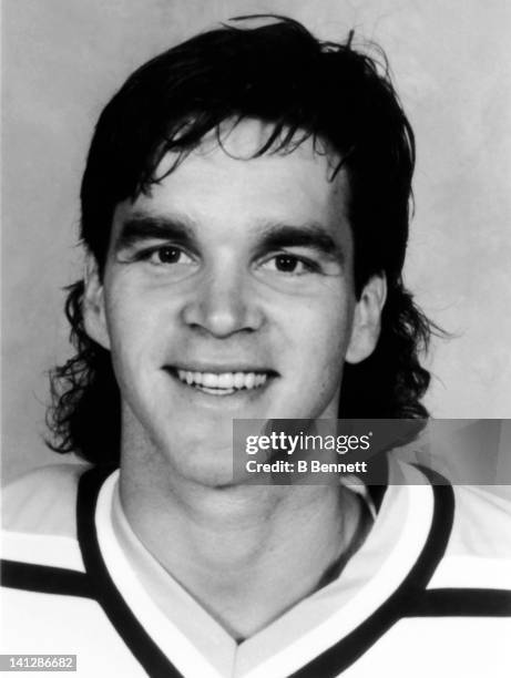 Luc Robitaille of the Pittsburgh Penguins poses for a portrait in September, 1994 in Pittsburgh, Pennsylvania.