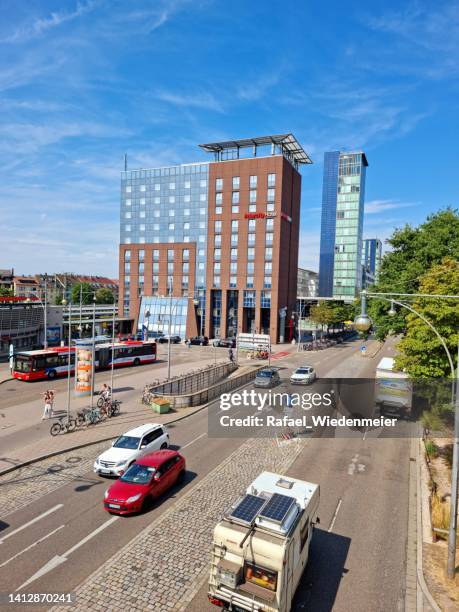 freiburg im breisgau traffic - freiburg im breisgau stock-fotos und bilder