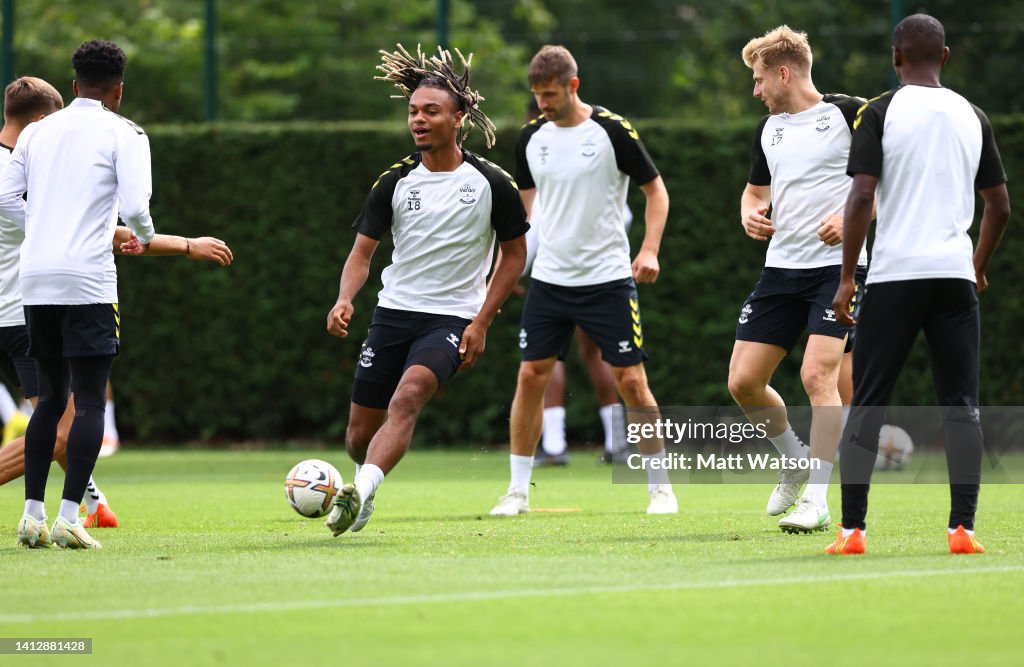 Southampton Training and Press Conference